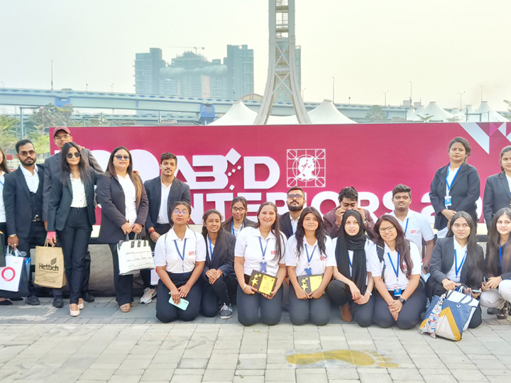 GIFT Students of interior design course in kolkata at ABID Interiors competition